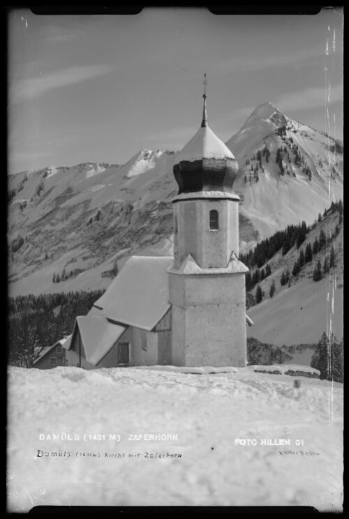 Damüls (1431 M) Zafernhorn