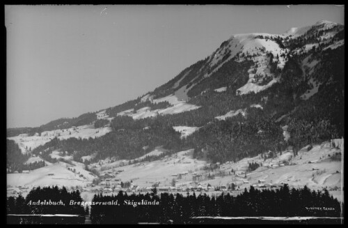 Andelsbuch, Bregenzerwald, Skigelände