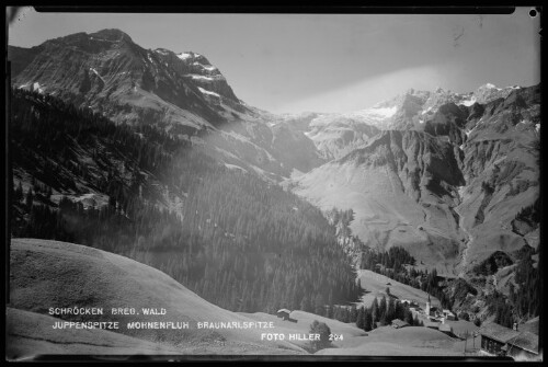Schröcken Bregenzerwald Juppenspitze Mohnenfluh Braunarlspitze