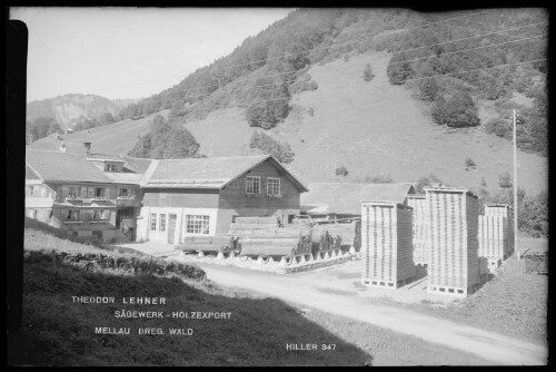 Theodor Lehner Sägewerk-Holzexport Mellau Bregenzerwald