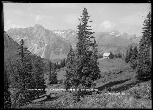 Neuhornbach mit Künzelspitze 2415 M und Zitterklapfen