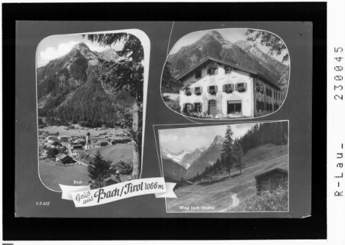 Gruß aus Bach / Tirol 1066 m