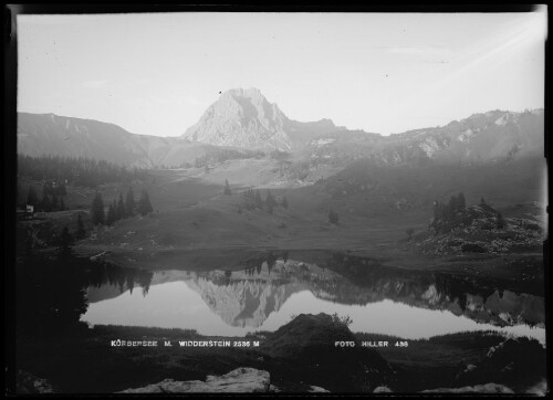 Körbersee mit Widderstein 2536 M