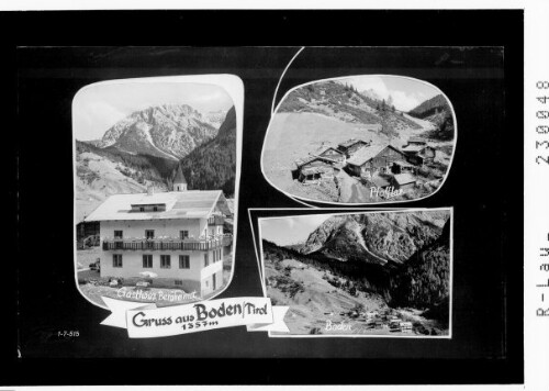 Gruss aus Boden / Tirol 1357 m
