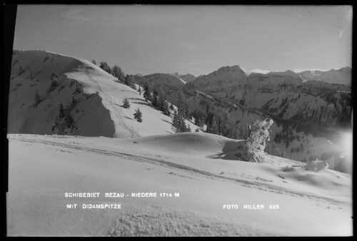 Schigebiet Bezau - Niedere 1714 M mit Didamspitze