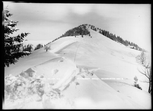 Schigebiet Bezau - Baumgarten 1631 M