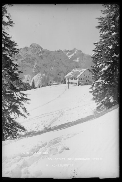 Schigebiet Neuhornbach mit Künzelspitze