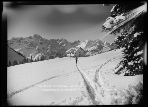 Schigebiet Neuhornbach 1700 M Künzelspitze und Zitterklapfen