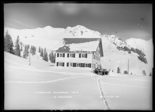 Alpengasthof Neuhornbach 1700 M mit Kreuzmandl