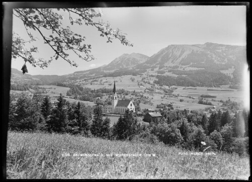 Egg - Bregenzerwald mit Winterstaude 1878 M