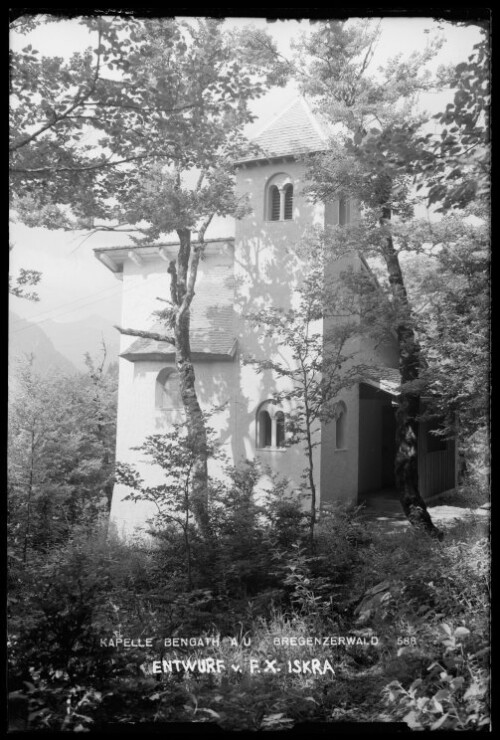 Kapelle Bengath Au Bregenzerwald Entwurf v. F. X. Iskra