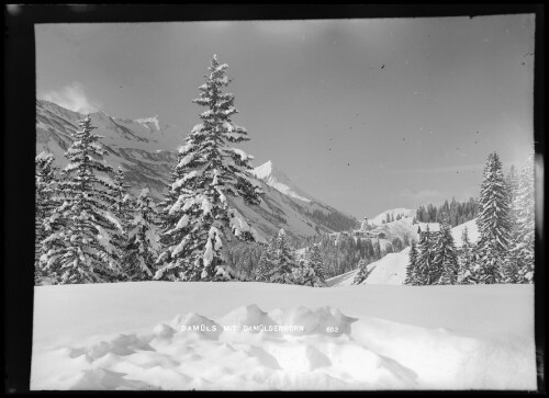 Damüls mit Damülserhorn