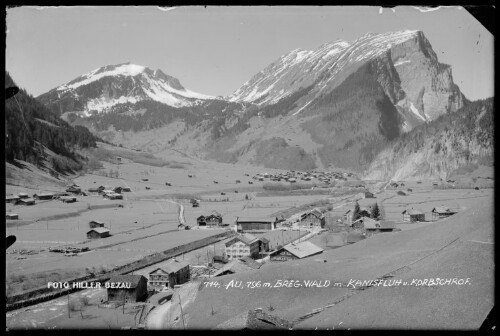 Au, 796 m, Breg. Wald m. Kanisfluh u. Korbschrofen