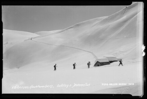 Körbersee, Hochtannberg, Aufstieg z. Mohnenfluh
