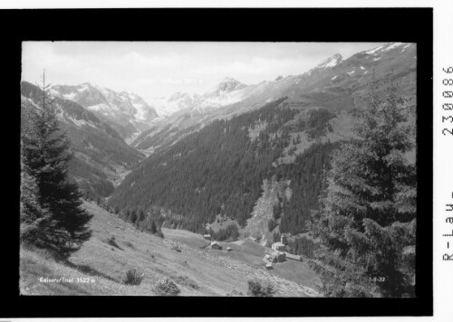 Kaisers / Tirol 1522 m : [Kaisers gegen Valluga / Ausserfern]