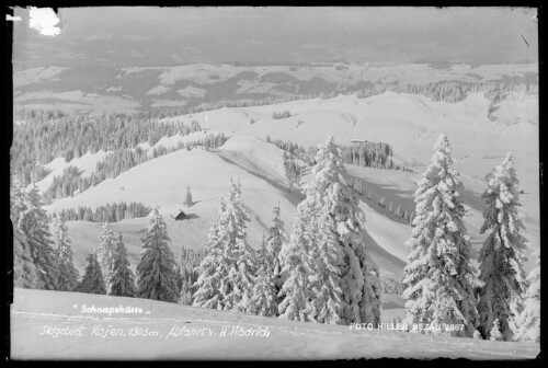  Schnapshütte  Skigebiet Kojen 1305m, Abfahrt v. H. Hädrich