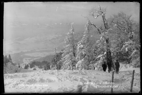 Aufstieg z. H. Hädrich (Skigebiet Kojen)