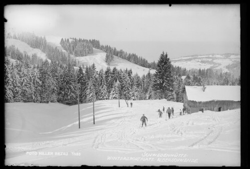 Schwedenhütte Wintersportplatz Alberschwende