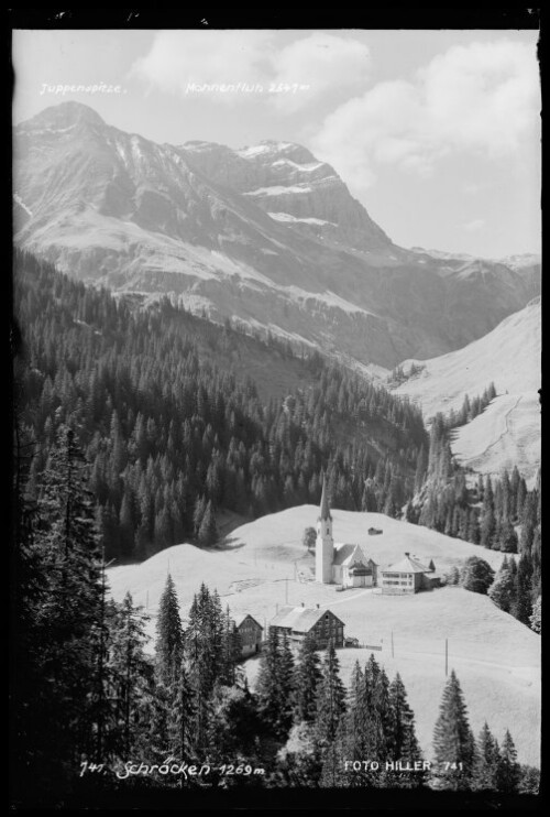 Juppenspitze, Mohnenfluh 2547m, Schröcken 1269m