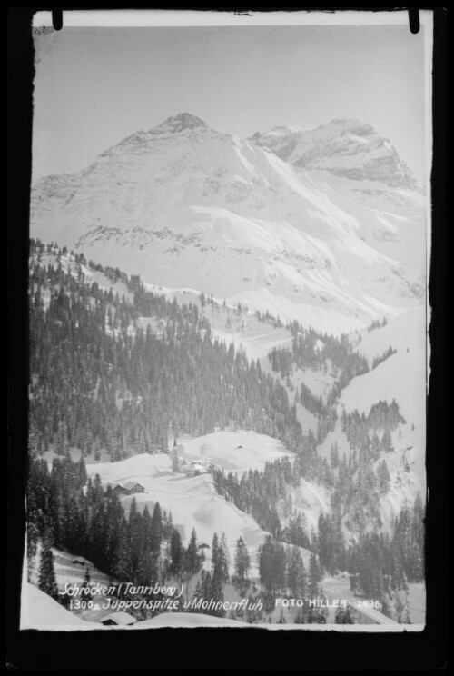 Schröcken (Tannberg) 1.300 m Juppenspitze u. Mohnenfluh