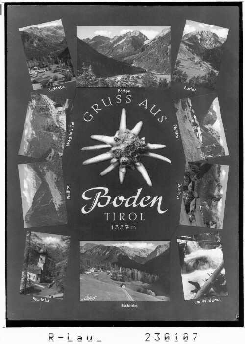 Gruss aus Boden / Tirol / 1357 m