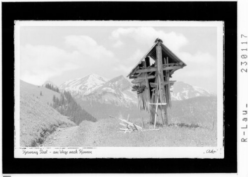 Berwang Tirol - am Weg nach Rinnen