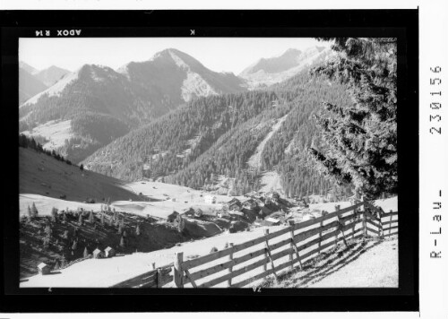 [Rinnen bei Berwang gegen Kelmer Spitze und Knittelkarspitze Ausserfern / Tirol]