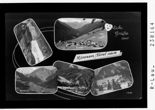 Herzliche Grüsse aus Rinnen / Tirol 1285 m : [Anichten aus dem Ausserfern]