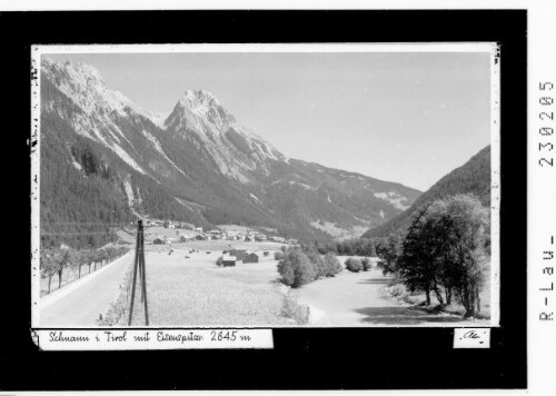 Schnann in Tirol mit Eisenspitze 2845 m