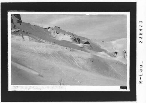 Tirol / Die riesigen Skihänge der Strindenscharte