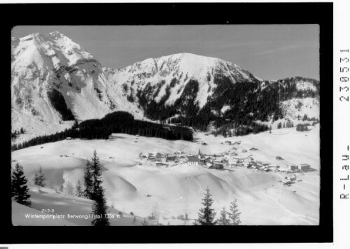 Wintersportplatz Berwang / Tirol 1336 m : [Berwang gegen Thaneller und Achseljoch / Ausserfern]