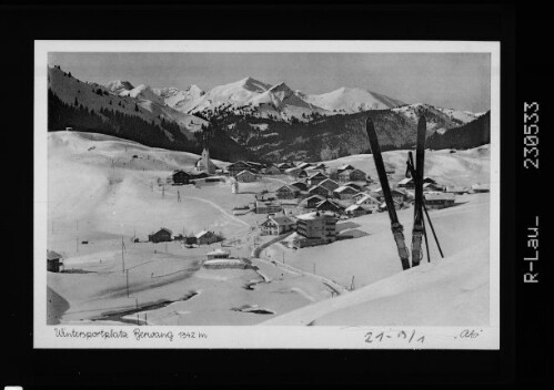 Wintersportplatz Berwang 1342 m : [Berwang gegen Liegfeistgruppe / Ausserfern / Tirol]
