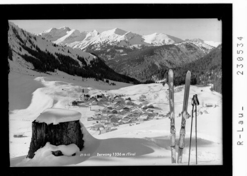 Berwang 1336 m / Tirol : [Berwang gegen Liegfeistgruppe / Ausserfern]
