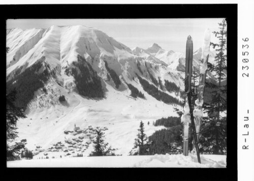 Wintersportplatz Berwang / Tirol 1336 m : [Berwang gegen Hönig und Namloser Wettespitze / Ausserfern]