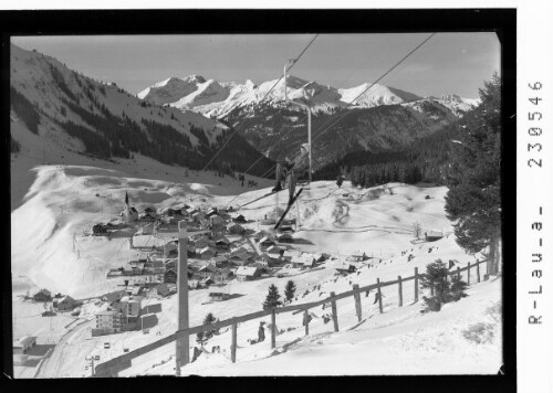 Berwang 1336 m in Tirol / Sonnenlift : [Berwang gegen Liegfeistgruppe / Ausserfern]