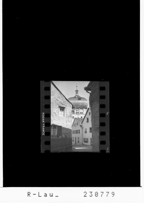 [Martinskapelle und Martinsturm in der Oberstadt von Bregenz]