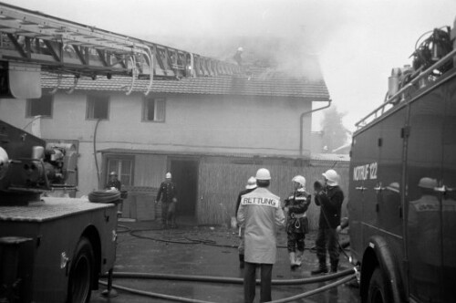 Brand im Gasthof  Lamm  in Bregenz