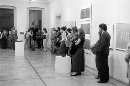 Eröffnung der Ausstellung  Kunst um den Bodensee 1980  im Bregenzer Künstlerhaus