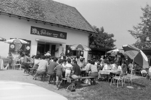 Feier im Wirtshaus Pfänder Alp