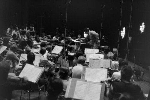 Orchesterprobe im Festspielhaus