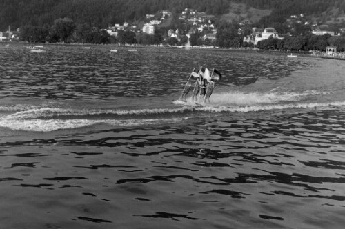 Wasserskilauf auf dem Bodensee