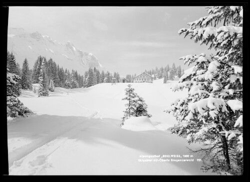 Alpengasthof  Edelweiss  1500 m Skigebiet Au-Öberle Bregenzerwald