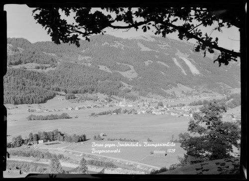 Bezau gegen Sonderdach u. Baumgartenhöhe Bregenzerwald