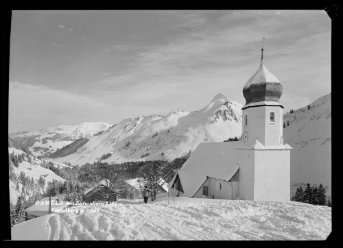 Damüls mit Zafernhorn 2107 m Vorarlberg