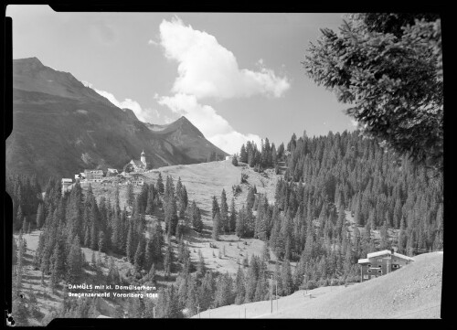 Damüls mit kl. Damülserhorn Bregenzerwald Vorarlberg