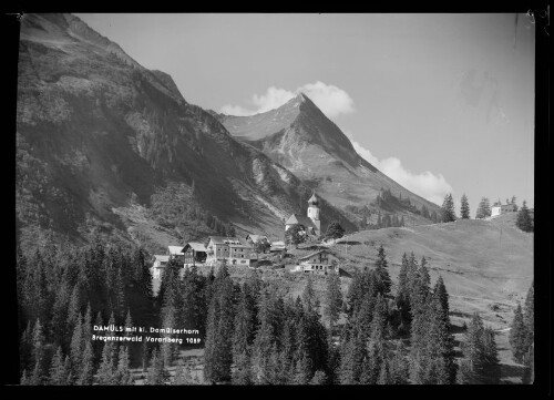Damüls mit kl. Damülserhorn Bregenzerwald Vorarlberg