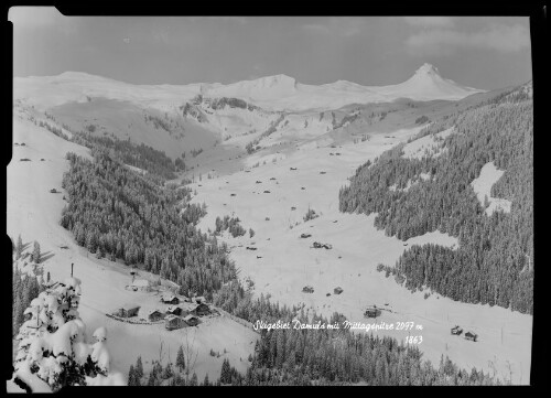 Skigebiet Damüls mit Mittagspitze 2097 m