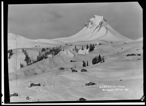 Damüls Vorarlberg : Mittagspitz 2097 m