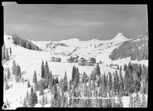 Skigebiet Damüls mit Mittagspitze 2097 m