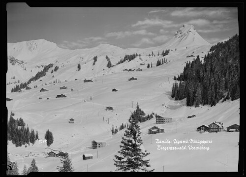 Damüls - Uga mit Mittagspitze Bregenzerwald, Vorarlberg